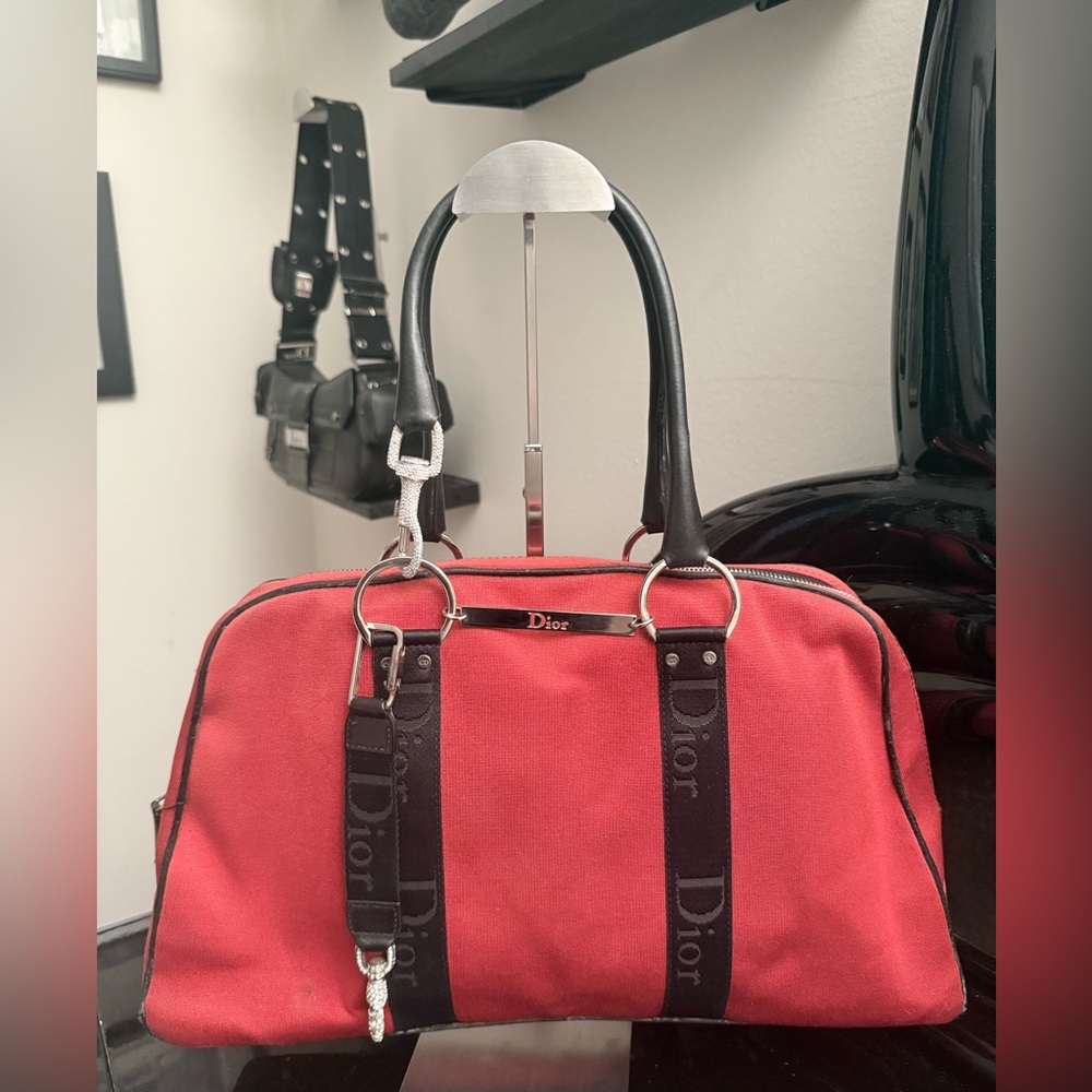 Christian Dior Hardcore bowling bag.